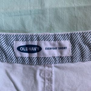 Old Navy, white shorts. Cotton. Size 2.